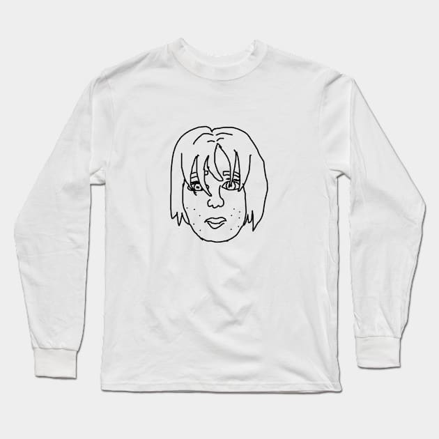 Chloe Long Sleeve T-Shirt by the doodler